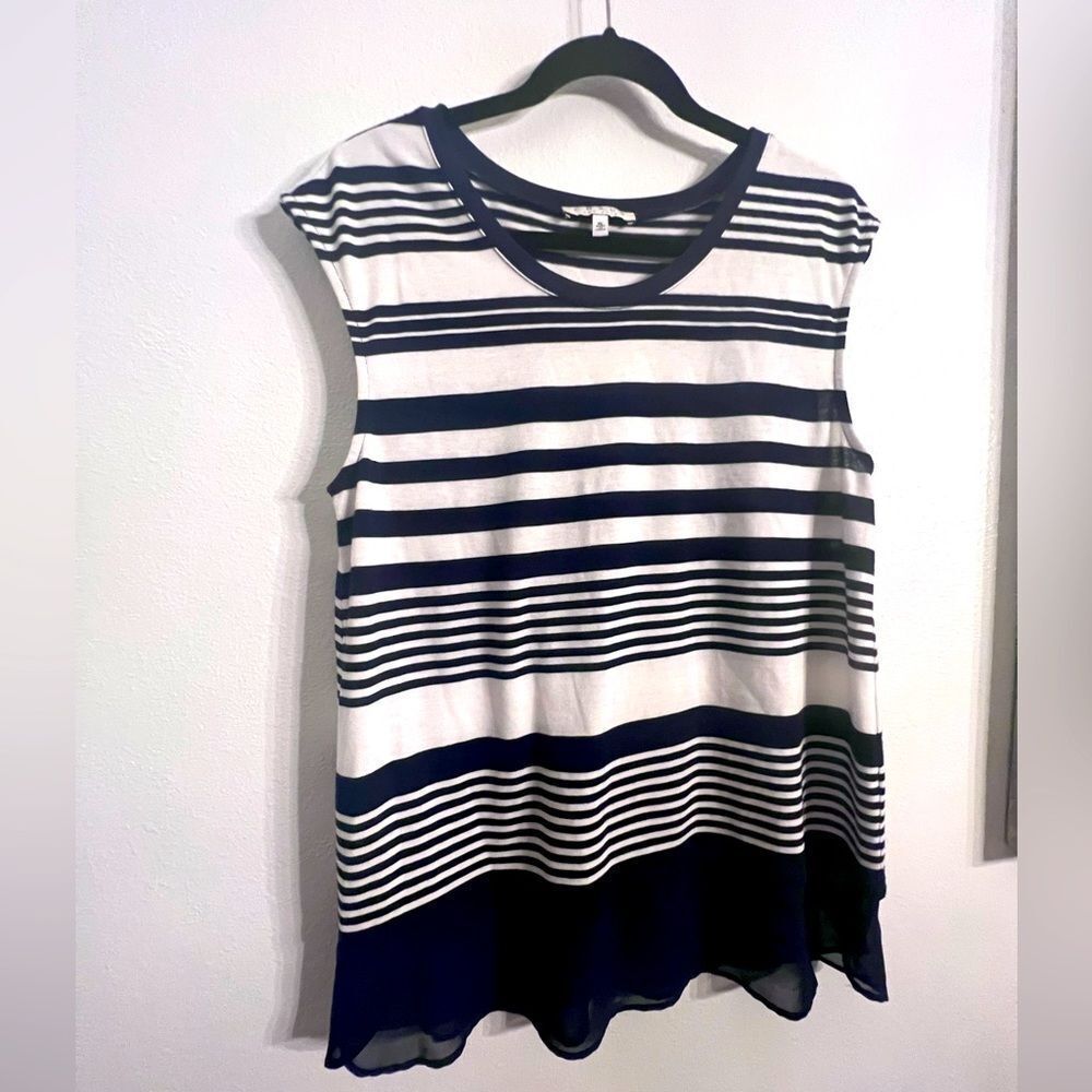 Chaus New York tank bottom sheer  top Size X-Large